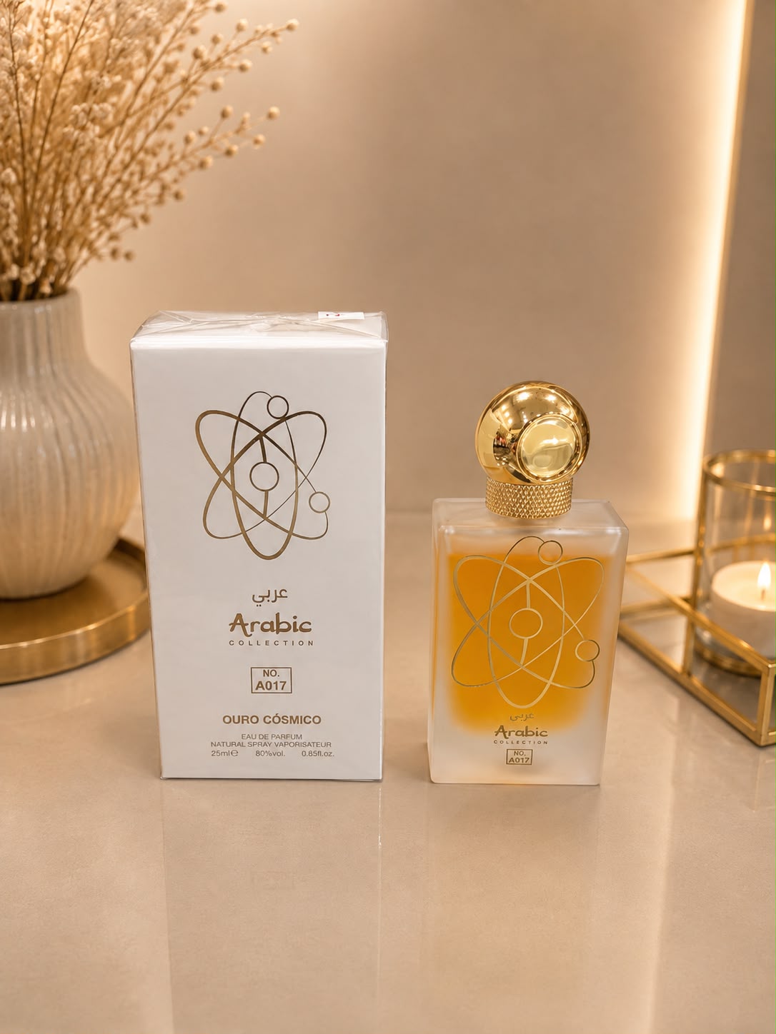 Perfume Arabic Collection Ouro Cósmico 25ml Miniatura