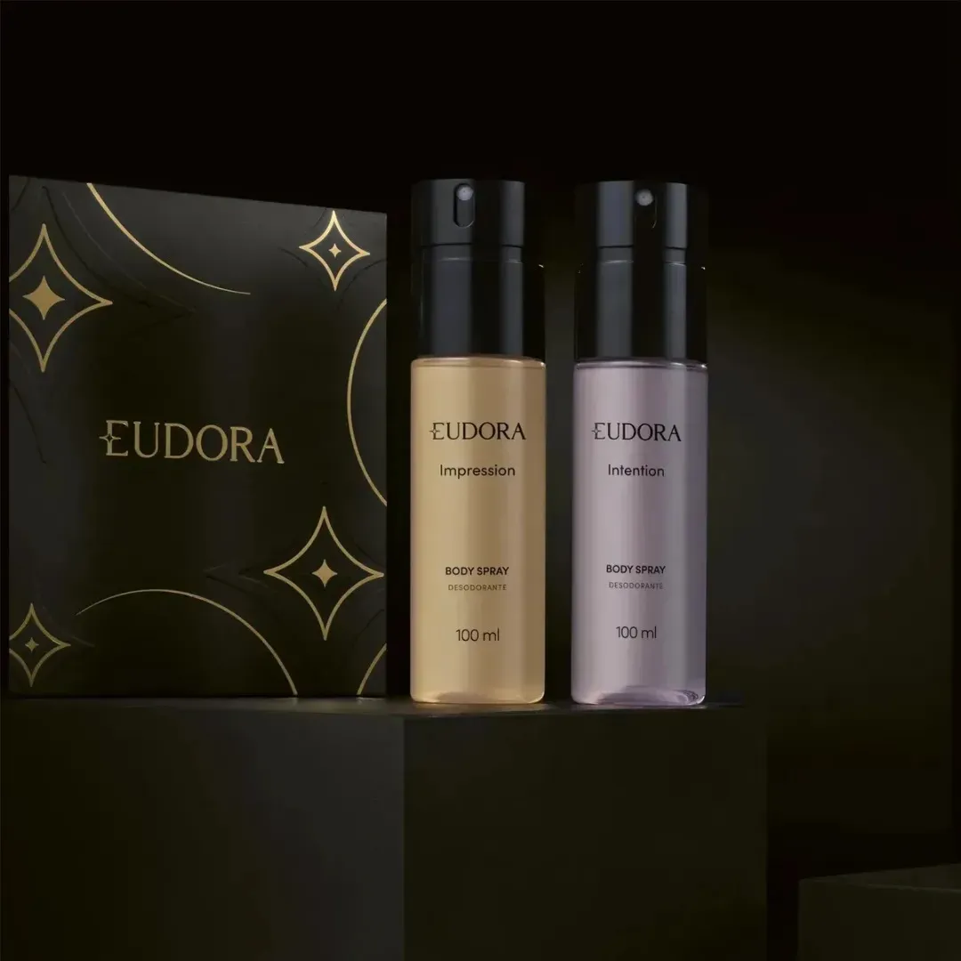 Presente Eudora Duo Body Spray Masculino (2 Itens)