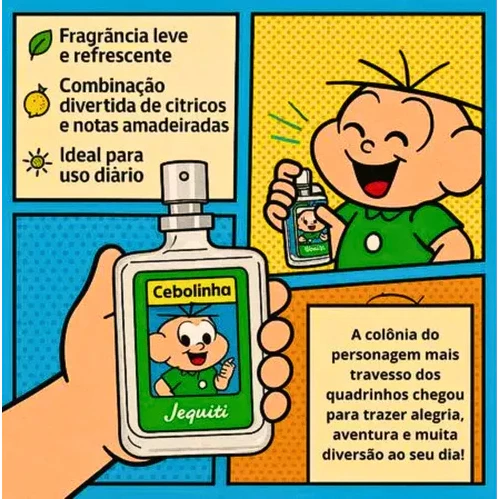 Cebolinha Desodorante Colônia Masculina 25ml - Jequiti